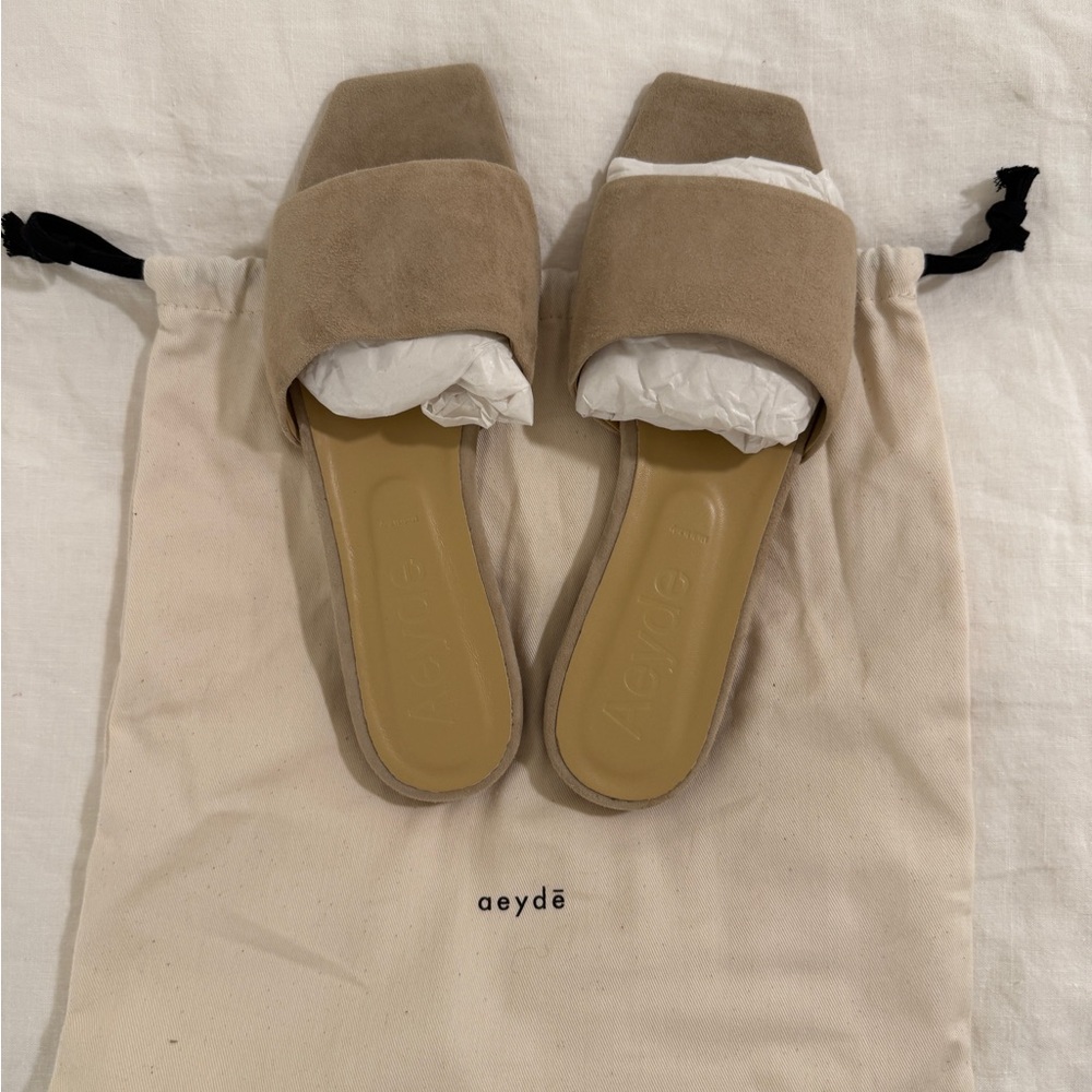 Aeyde Anna Suede Mules, 39 - Picture 4 of 12